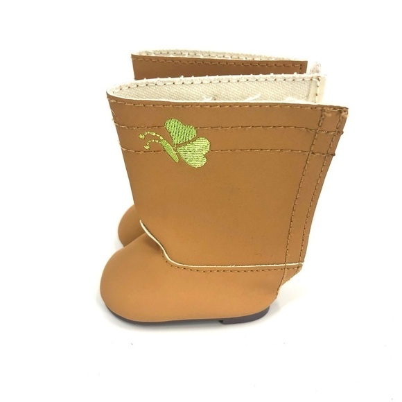 American Girl Company True Spirit Outfit Boots Doll Shoes Embroidered Butterfly - Picture 4 of 7